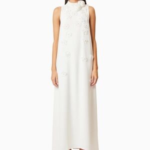 Lilydale 3D Maxi Dress In White